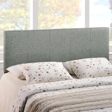 Load image into Gallery viewer, Queen size Padded Textured Fabric Upholstered Headboard in Beige
