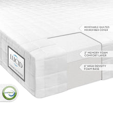 Load image into Gallery viewer, Twin XL size 8-inch Thick Memory Foam Mattress