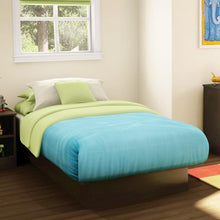 Load image into Gallery viewer, Twin size Platform Bed Frame in Chocolate Finish