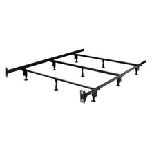 Load image into Gallery viewer, California King size Metal Bed Frame with 9-Legs and Headboard Brackets