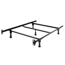 Load image into Gallery viewer, Full size High Rise Metal Bed Frame with Headboard Brackets