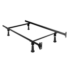Load image into Gallery viewer, Twin size High Rise Metal Bed Frame with Headboard Brackets