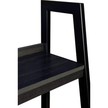 Load image into Gallery viewer, Set of 2 - Black 4-Shelf Modern Ladder Style Bookcases
