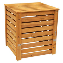 Load image into Gallery viewer, Solid Wood 90-Gallon Compost Bin with Removable Top and Hinged Side Panel