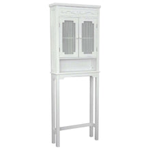 Load image into Gallery viewer, Frosted White Elegant Glass Doors Bathroom Space Saver