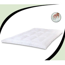 Load image into Gallery viewer, Twin size 2.5 inch Memory Foam and Fiber Fill Mattress Topper