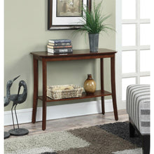 Load image into Gallery viewer, Mahogany 2 Tier Console Table