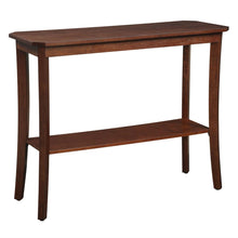 Load image into Gallery viewer, Mahogany 2 Tier Console Table