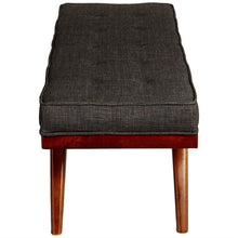 Load image into Gallery viewer, Mid-Century Style 51-inch Accent Bench in Cherry Wood Finish