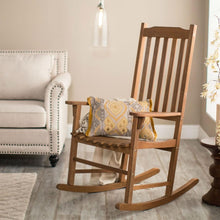 Load image into Gallery viewer, Indoor-Outdoor Patio Porch Natural Slat Rocking Chair
