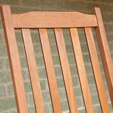 Load image into Gallery viewer, Set of 2 - Indoor-Outdoor Patio Porch Natural Slat Rocking Chairs