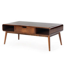 Load image into Gallery viewer, Mid-Century Modern Classic Coffee Table in Walnut Wood Finish