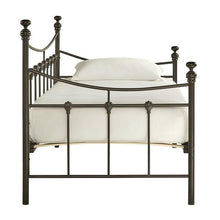 Load image into Gallery viewer, Twin size Metal Daybed in Bronze Finish with Wooden Slats