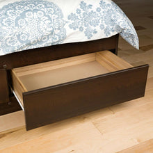 Load image into Gallery viewer, King size Modern Espresso Platform Bed Frame with 6 Storage Drawers
