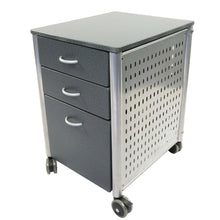 Load image into Gallery viewer, Mobile Filing Cabinet Printer Stand with 2 Office Storage Drawers