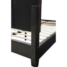 Load image into Gallery viewer, Twin size Upholstered Arch Headboard in Chocolate Faux Leather