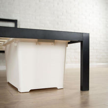 Load image into Gallery viewer, Full Metal Platform Bed with Headboard and Wood Slats