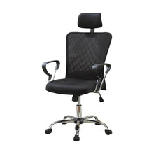 Load image into Gallery viewer, High Back Executive Mesh Office Computer Chair with Headrest in Black