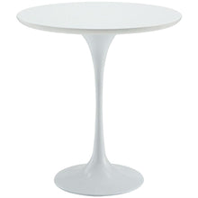 Load image into Gallery viewer, Mid Century Modern Classic 20-inch Round Side Dining Table in White