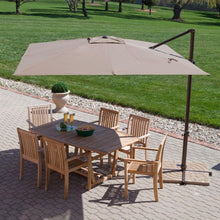 Load image into Gallery viewer, Modern 8.5-Ft Offset Cantilever Square Patio Umbrella  with Mocha Shade