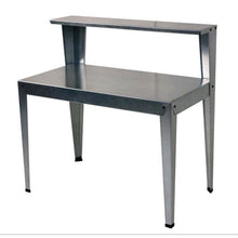 Load image into Gallery viewer, Outdoor Galvanized Metal Garden Bench Work Table