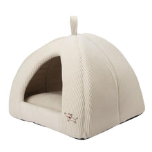 Load image into Gallery viewer, Beige Medium Size Dog Bed Dome Tent - Machine Washable