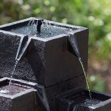 Load image into Gallery viewer, Modern Outdoor Garden 4-Tiered Fountain with Solar Pump