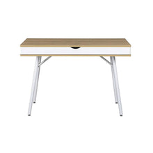 Load image into Gallery viewer, Modern Heavy Duty Laptop Computer Desk with Storage Drawer in Pine Wood Finish