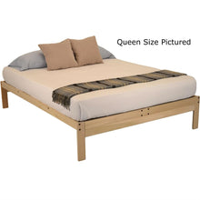 Load image into Gallery viewer, Twin XL Solid Wood Wood Platform bed Frame - Made in USA