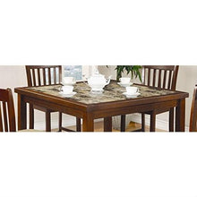 Load image into Gallery viewer, Casual 5-Piece Dining Set with Microfiber Padded Counter Height Stools