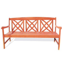 Load image into Gallery viewer, Outdoor Weather Resistant Eucalyptus Wood 5-ft Garden Bench