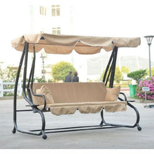 Load image into Gallery viewer, Outdoor Canopy Swing Patio Porch Shade Deck Bed in Sand