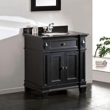 Load image into Gallery viewer, Single Sink Bathroom Vanity with Cabinet &amp; Black Granite Countertop - Backsplash