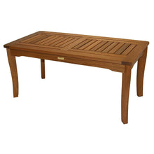 Load image into Gallery viewer, Outdoor Patio Garden Wood Coffee Table 39.25 x 19.5 inch