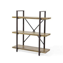 Load image into Gallery viewer, Modern Industrial Style 3-Shelf Bookcase