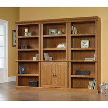 Load image into Gallery viewer, Open Bookcase in Carolina Oak Finish