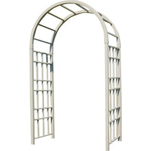 Load image into Gallery viewer, Outdoor 7.5-Ft Mocha Vinyl Arched Arbor for Garden  Made in USA