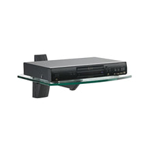 Load image into Gallery viewer, Tempered Glass Wall Shelf for Audio Video DVD Nettop Cable Box etc