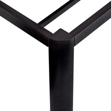 Load image into Gallery viewer, Twin size Modern Round Edge Black Metal Platform Bed Frame