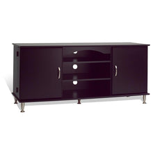Load image into Gallery viewer, 60-inch Plasma TV Stand with Media Storage in Black Finish