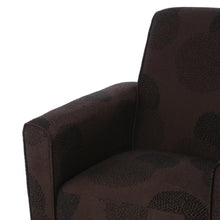 Load image into Gallery viewer, Modern Brown Flared Arm Chair in Premium Upholstery Grade Fabric