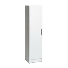 Load image into Gallery viewer, White Tall Storage Cabinet for Brooms and Mops