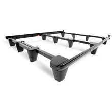 Load image into Gallery viewer, Heavy Duty Metal Bed Frame in Charcoal Finish Adjusts to Size Full Queen King and California King