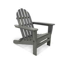 Load image into Gallery viewer, Outdoor All-Weather Folding Adirondack Chair in Gray Wood Finish - Made in USA