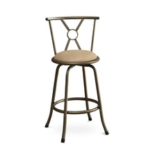 Load image into Gallery viewer, Set of 2- Adjustable Height Padded Seat Barstools