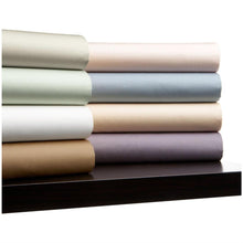 Load image into Gallery viewer, CAL King 400 Thread Count Cotton Sheet Set in Plum Purple