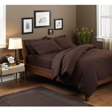 Load image into Gallery viewer, Queen 100-Percent Cotton Flannel Sheet Set in Brown Italian Roast