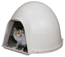Load image into Gallery viewer, Outdoor Kitty Cat Igloo with Carpeted Floor