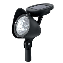 Load image into Gallery viewer, 8 Pack - Solar Powered Outdoor LED Spot Light in Black