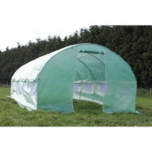 Load image into Gallery viewer, Large 10 x 20 Ft Greenhouse Kit with Steel Frame and UV Protected Transparent Cover